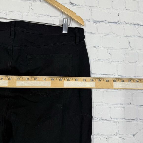 Talbots Jeans Women Size 14 Petite Black High Rise Jegging Ankle Straight Preppy - Picture 11 of 11